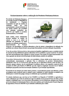 nota informativa - aplicação dos produtos fitofarmacêuticos